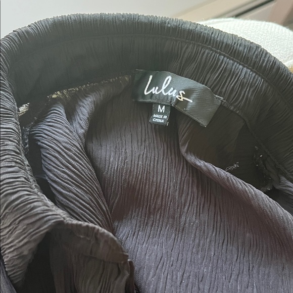 Lulu's Black Button Down Shirt - Picture 4 of 4